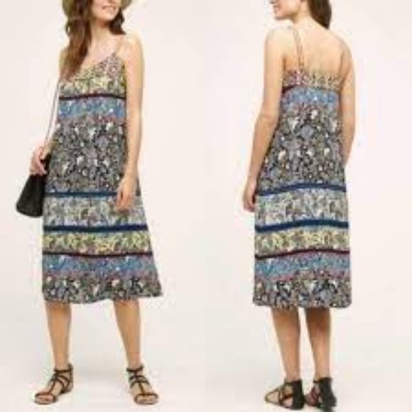 Anthro One September Cosima Midi Dress - Picture 12 of 12